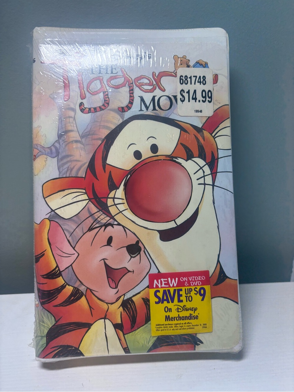 The Tigger Movie VHS 2000 Animation Family Disney Home Video